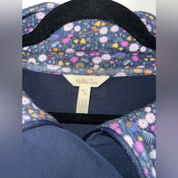 Matilda Jane A million little things Navy Blue Button Up Jacket  Size Small EUC - Picture 4 of 8